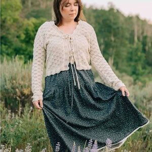 Shop Dahl Ellie Cardigan in Cream